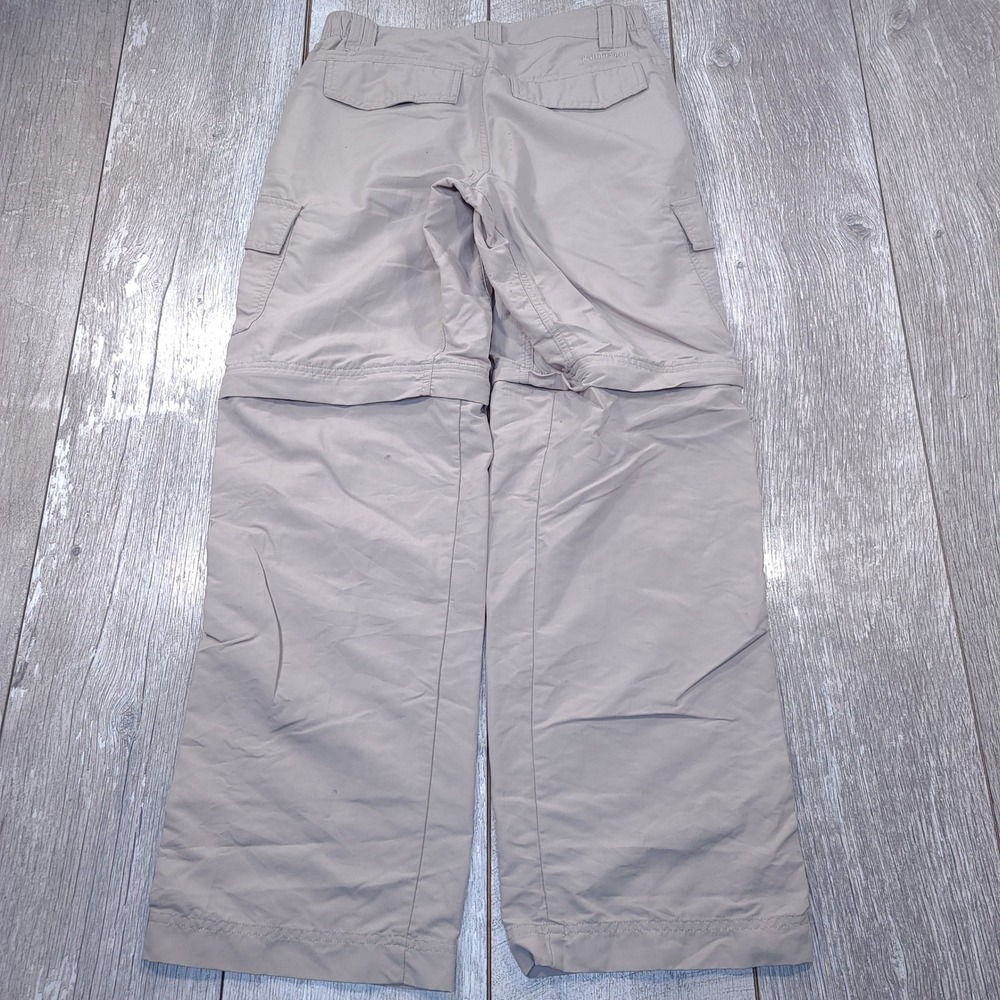 Kathmandu Convertible Cargo Pants Men XS Tan No Fly Zone Insect Repellent